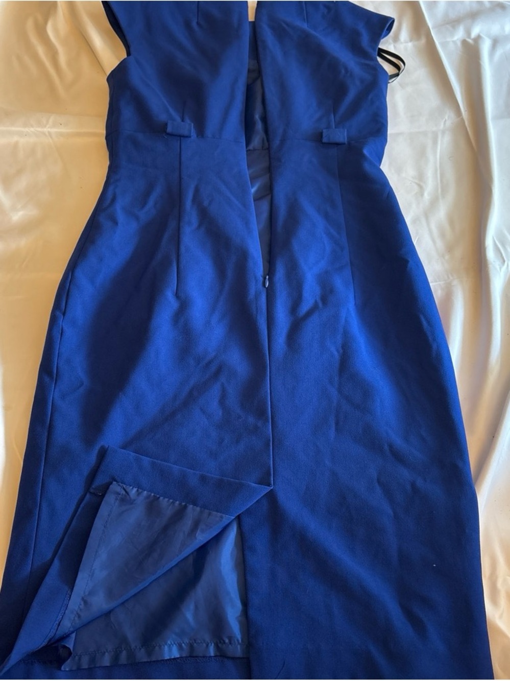 Calvin Klein Cobalt Blue Midi Sheath Dress